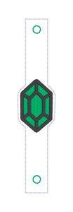 Gem Shoe Charm machine embroidery design single and multi files (3 versions included) DIGITAL DOWNLOAD