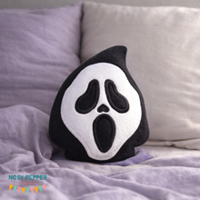 Load image into Gallery viewer, Ghost Face stuffie (5 sizes included) --AUG '25 MB--machine embroidery design DIGITAL DOWNLOAD