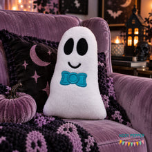 Load image into Gallery viewer, Dapper Ghost stuffie (5 sizes included) machine embroidery design DIGITAL DOWNLOAD