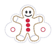 Load image into Gallery viewer, Gingerbread Shoe Charms Oct &#39;24 Patreon Bundle machine embroidery design single and multi files (3 versions included) DIGITAL DOWNLOAD