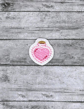 Load image into Gallery viewer, Heart Potion feltie embroidery file (single and multi files included) DIGITAL DOWNLOAD