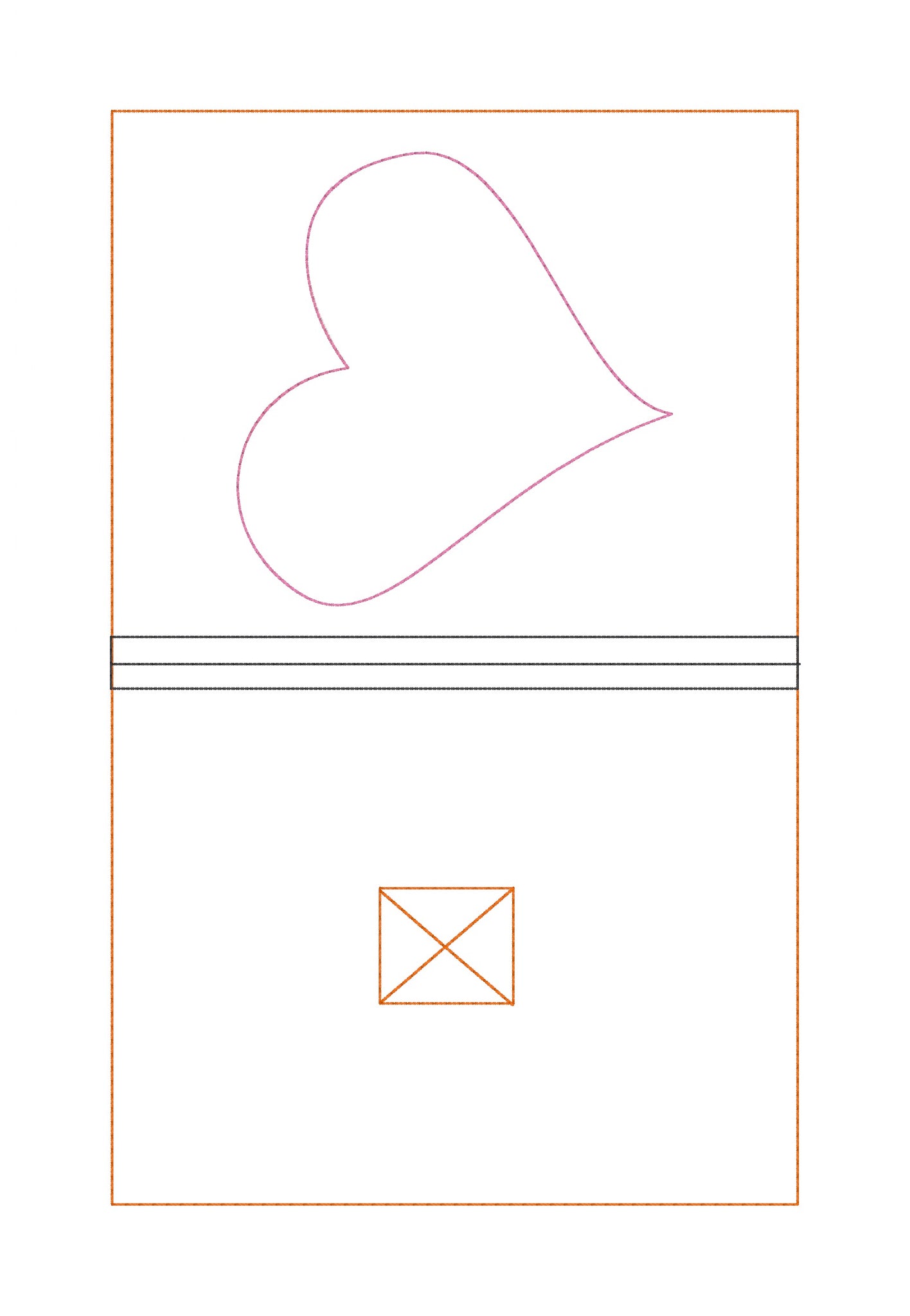 Heart Shaker notebook cover machine embroidery design (2 sizes availab ...