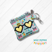 Load image into Gallery viewer, Heart Glasses Applique set machine embroidery design DIGITAL DOWNLOAD