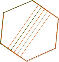 Load image into Gallery viewer, Hexi ITH Bag embroidery design (5 sizes available) April &#39;24 Mystery Bundle DIGITAL DOWNLOAD