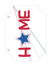 Load image into Gallery viewer, Home Star Sign machine embroidery design (4 sizes included) DIGITAL DOWNLOAD