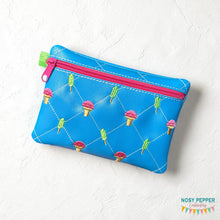 Load image into Gallery viewer, Ice Cream Quilted ITH Bag (4 sizes available) machine embroidery design DIGITAL DOWNLOAD