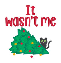 Load image into Gallery viewer, It wasn&#39;t me machine embroidery design (5 sizes and 2 versions included) DIGITAL DOWNLOAD