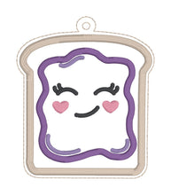 Load image into Gallery viewer, Jelly applique bookmark/ornament/bag tag machine embroidery design DIGITAL DOWNLOAD