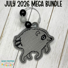 Load image into Gallery viewer, Jimothy bag tag machine embroidery design DIGITAL DOWNLOAD