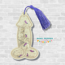 Load image into Gallery viewer, Johnson shaker bookmark/bag tag/ornament machine embroidery file DIGITAL DOWNLOAD