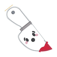 Load image into Gallery viewer, Knife mini stuffie (2 sizes included) machine embroidery design DIGITAL DOWNLOAD