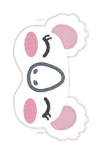 Load image into Gallery viewer, Koala Sleep Mask machine embroidery design (2 sizes included) DIGITAL DOWNLOAD