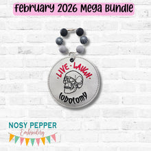 Load image into Gallery viewer, Lobotomy Bun cover machine embroidery design DIGITAL DOWNLOAD