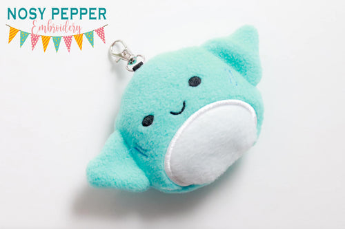 Manta Ray mini stuffie machine embroidery design DIGITAL DOWNLOAD