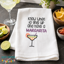 Load image into Gallery viewer, Know when to give up and have a margarita machine applique design (4 sizes included) DIGITAL DOWNLOAD