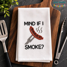 Load image into Gallery viewer, Mind If I Smoke applique machine embroidery design (4 sizes included) DIGITAL DOWNLOAD