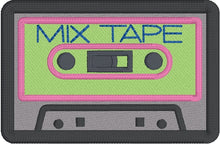 Load image into Gallery viewer, Mix Tape patch machine embroidery design DIGITAL DOWNLOAD