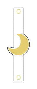 Moon Shoe Charm machine embroidery design single and multi files (3 versions included) DIGITAL DOWNLOAD