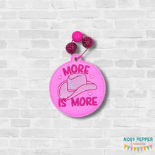 Load image into Gallery viewer, More Is More machine embroidery design (5 sizes included)-AUGUST 26 MB- DIGITAL DOWNLOAD