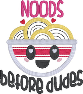 Noods Before Dudes applique April Mystery Bundle machine embroidery design (5 sizes included) DIGITAL DOWNLOAD
