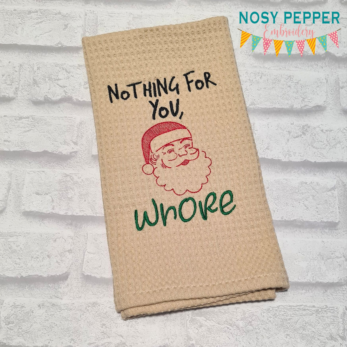 Nothing For You, Wh@re machine embroidery design (4 sizes included) DI ...