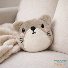 Load image into Gallery viewer, Otter stuffie (5 sizes included) machine embroidery design DIGITAL DOWNLOAD