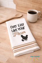 Load image into Gallery viewer, Over Easy like your mom (2 sizes included) machine embroidery design DIGITAL DOWNLOAD