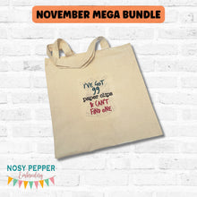 Load image into Gallery viewer, 99 Clips embroidery design (4 sizes included) DIGITAL DOWNLOAD