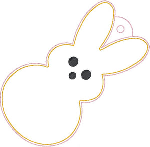 Marshmallow Bunny puff set machine embroidery design DIGITAL DOWNLOAD