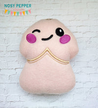 Load image into Gallery viewer, Penis Squishy stuffie (5 sizes included) machine embroidery design DIGITAL DOWNLOAD