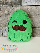 Load image into Gallery viewer, Pickle stuffie (5 sizes included) machine embroidery design machine embroidery design DIGITAL DOWNLOAD