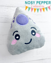 Load image into Gallery viewer, Planchette stuffie (5 sizes included) machine embroidery design DIGITAL DOWNLOAD