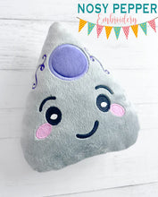 Load image into Gallery viewer, Planchette stuffie (5 sizes included) machine embroidery design DIGITAL DOWNLOAD