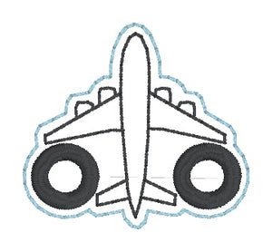 Plane Shoe Charm machine embroidery design single and multi files (3 versions included) DIGITAL DOWNLOAD