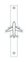 Load image into Gallery viewer, Plane Shoe Charm machine embroidery design single and multi files (3 versions included) DIGITAL DOWNLOAD