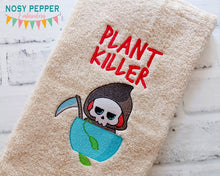 Load image into Gallery viewer, Plant Killer embroidery design (5 sizes included) DIGITAL DOWNLOAD