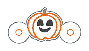 Pumpkin Shoe Charms machine embroidery design single and multi files (3 versions included) DIGITAL DOWNLOAD