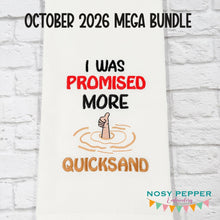 Load image into Gallery viewer, Quick Sand machine embroidery design (4 sizes included) DIGITAL DOWNLOAD