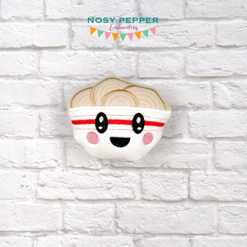 Ramen\ stuffie (5 sizes included) machine embroidery design DIGITAL DOWNLOAD