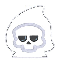 Load image into Gallery viewer, Reaper and Tombstone mini stuffie machine embroidery design machine embroidery design DIGITAL DOWNLOAD