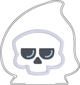 Reaper stuffie (5 sizes included) machine embroidery design DIGITAL DOWNLOAD