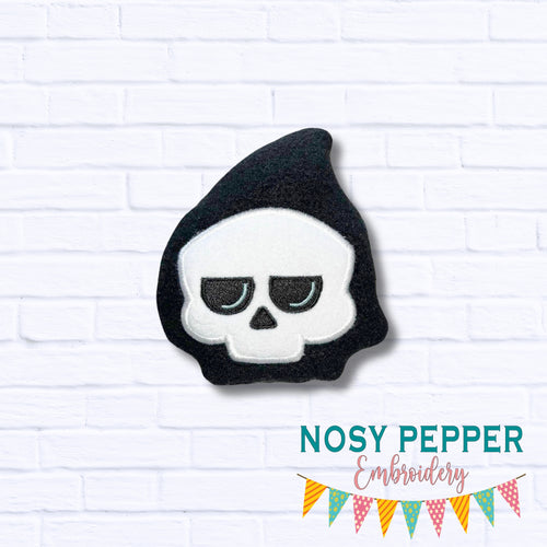 Reaper stuffie (5 sizes included) machine embroidery design DIGITAL DOWNLOAD