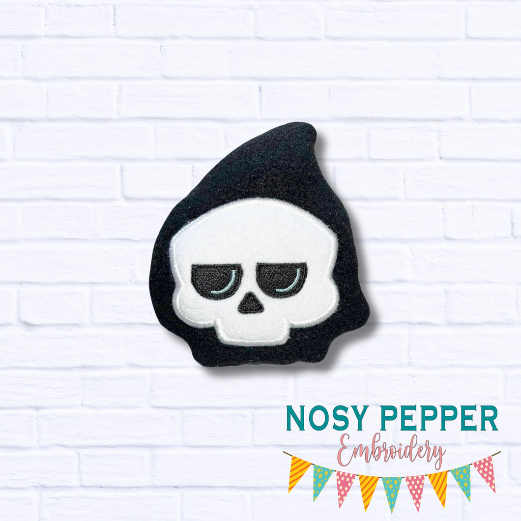 Reaper stuffie (5 sizes included) machine embroidery design DIGITAL DOWNLOAD