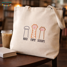 Load image into Gallery viewer, Rock Paper Scissors embroidery design (5 sizes included) DIGITAL DOWNLOAD