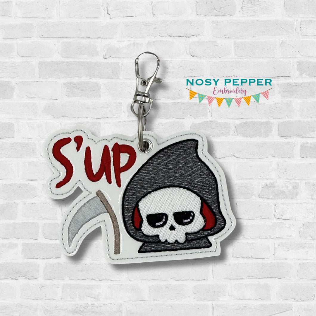 S'up bookmark/ornament/bag tag machine embroidery design March 24 Mature Bundle