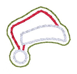 Santa Mini feltie embroidery file (single and multi files included) DIGITAL DOWNLOAD