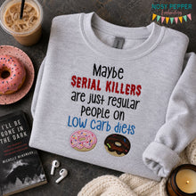 Load image into Gallery viewer, Maybe Serial Killers machine applique design (4 sizes included) DIGITAL DOWNLOAD