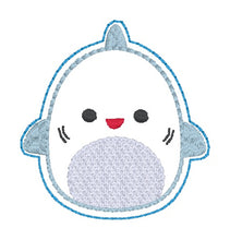 Load image into Gallery viewer, Shark squishy feltie embroidery file Mystery Bundle August &#39;24 DIGITAL DOWNLOAD