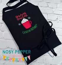 Load image into Gallery viewer, Shimmy Shimmy Cocoa applique machine embroidery design (4 sizes included) DIGITAL DOWNLOAD