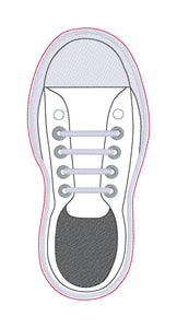 Shoe Charm Holder Set machine embroidery design (2 sizes and 2 styles included) DIGITAL DOWNLOAD